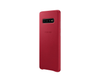 Etui Leather Cover do Samsung Galaxy S10 + czerwone - 478408 - zdjęcie 4